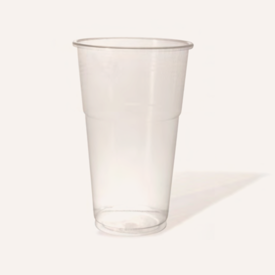 Pint Plastic Cups for Cold Beverages - Fully Recycleable, Environmentally Friendly (50) Pint Plastic Cups for Cold Beverages - Fully Recycleable, Environmentally Friendly (50)