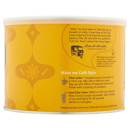 Drink Me Chai Vanilla Chai Latte 1kg Drink Me Chai Vanilla Chai Latte 1kg