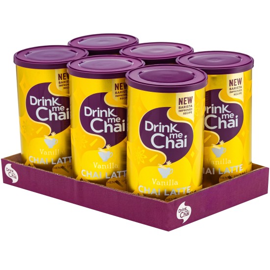 Drink Me Chai Vanilla Chai Latte (6 x 250g) Drink Me Chai Vanilla Chai Latte (6 x 250g)