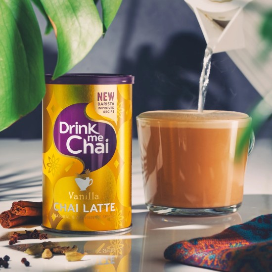 Drink Me Chai Vanilla Chai Latte (6 x 250g) Drink Me Chai Vanilla Chai Latte (6 x 250g)