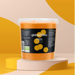 Global Boba Bubble Tea Popping Boba Mango (3.2kg)