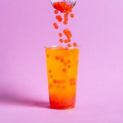 Global Boba Bubble Tea Popping Boba Strawberry (3.2kg)