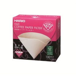 Hario V60 Coffee Filter Papers 01 - Brown/Natural - (100 Pack Boxed)