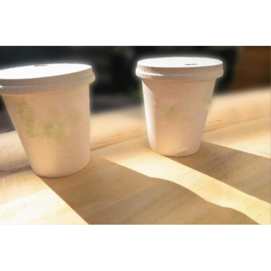 Paper Cup Sip Lids 73mm 7oz Sqt/9oz Tall Paper Vending Lid (1000)