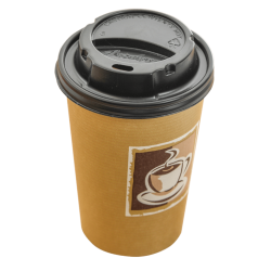 Paper cup Caffe 8oz / 9oz Paper single wall paper takeaway cups (50)