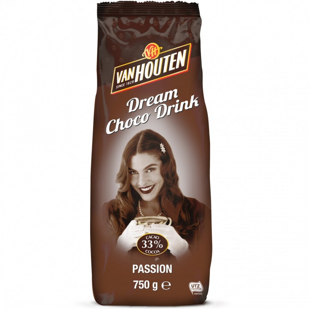 Premium Quality Van Houten Hot Chocolate 750g Barry Callebaut Dream Passion