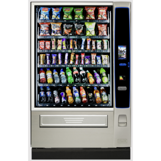 Crane Snacks & Cold Drinks Vending Machine (inc. Credit Card Reader)