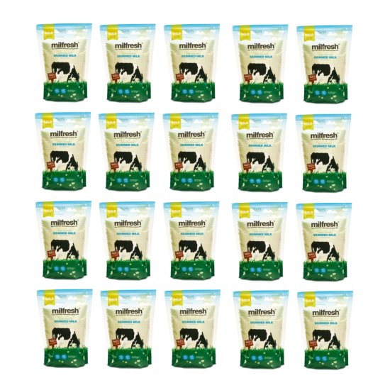 Milfresh Gold 20 x 500g - 1 Free Pack* - Superior Granulated Skimmed Milk