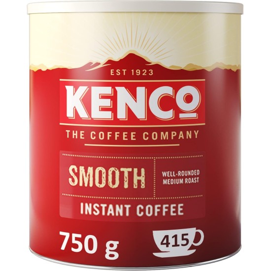 Kenco Smooth Instant Coffee (750g tin) - 415 Cups Kenco Smooth Instant Coffee (750g tin) - 415 Cups