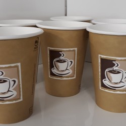 Benders Café 12oz / 340ml Paper Coffee Cups (600)