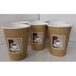 Benders Café 12oz / 340ml Paper Coffee Cups (25)