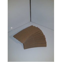 Cup sleeve 12/16oz Large Brown cup insulator (1000)