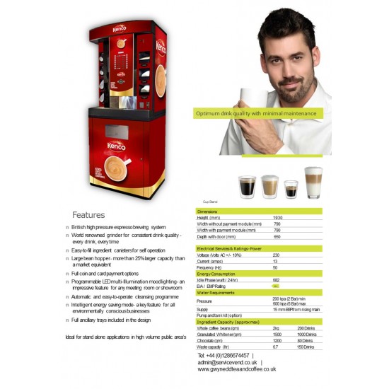 Coffee vending machine Coffee Club (inc. VAT & Delivery)