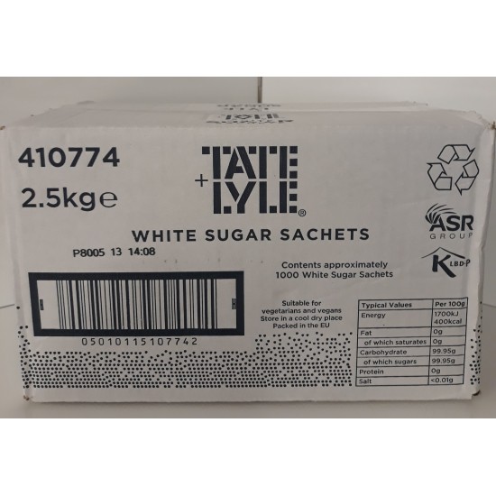 Sugar sachets - white Sugar sachets - white