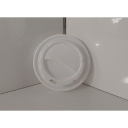 Domed white lids 12/16oz