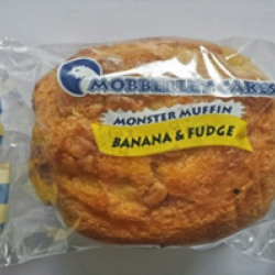 Banana fudge monster muffin