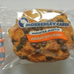 Choc chip and orange monster muffin