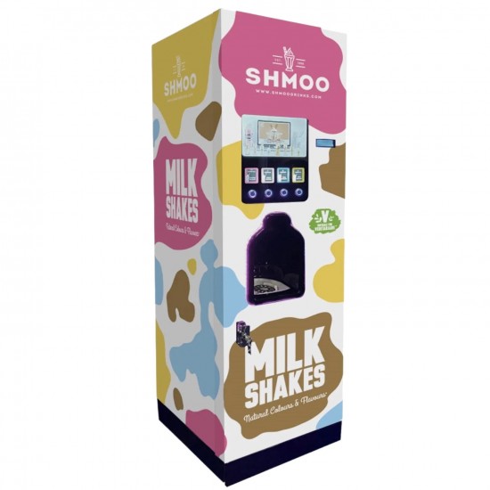 Shmoo Strawberry Milkshake Vending Machine Powder (for Shmoo Express vending machine) - 10 x 750g