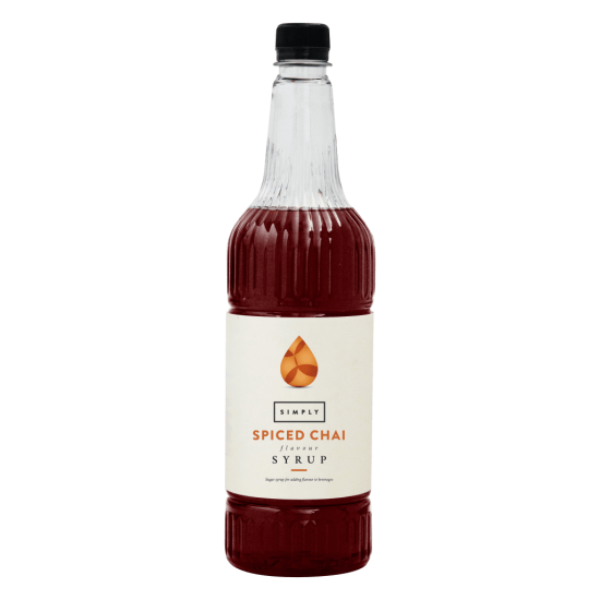 Coffee syrup - IBC Simply Spiced Chai Syrup (1LTR) - Vegan & Nut-Free